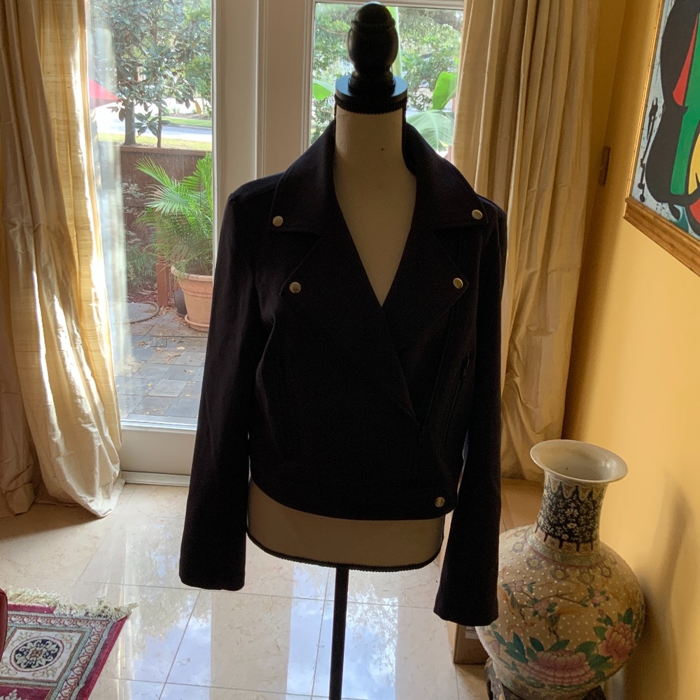 Lively blue Moto jacket